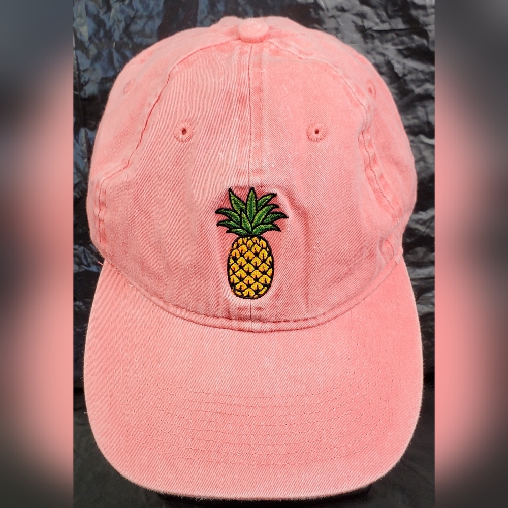 Ron Jon Surf Shop Embroidered Pineapple Adjustable Baseball Hat Cap OSFM - GUC